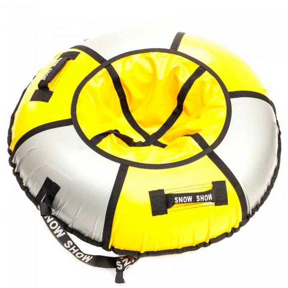 Тюбинг Snow Show  105 см желтый/серебро
