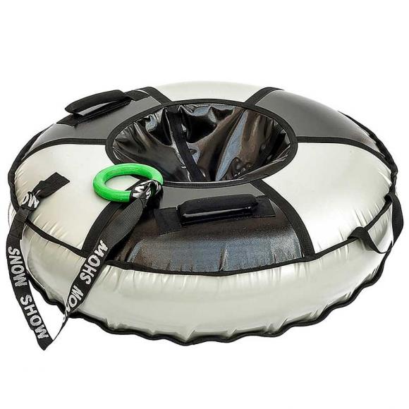 Тюбинг Snow Show Элит 120 см черный/серебро