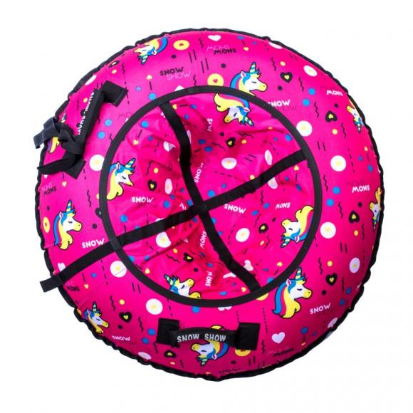 Тюбинг Snow Show "Unicorn pink" D-105 см
